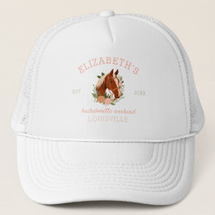 Louisville Kentucky Horse Bachelorette  Trucker Hat