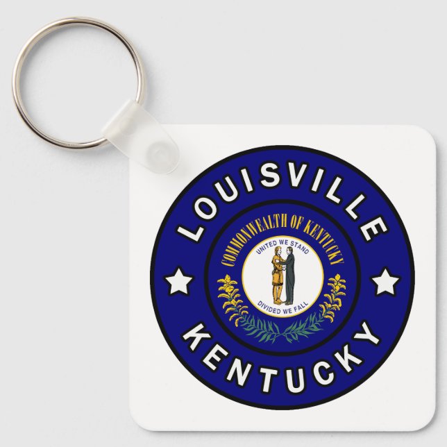 Louisville Kentucky Key Ring (Front)