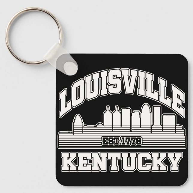 Louisville,Kentucky Key Ring (Front)