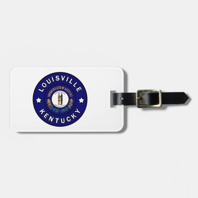 Louisville Kentucky Luggage Tag (Front Horizontal)
