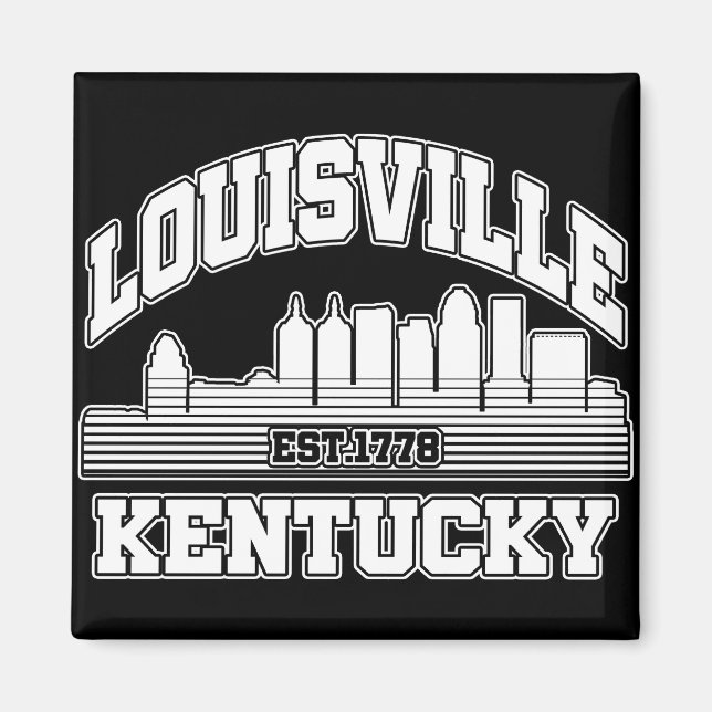 Louisville,Kentucky Magnet (Front)