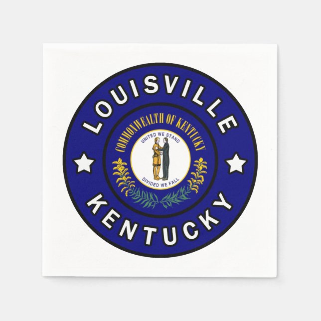 Louisville Kentucky Napkin (Front)