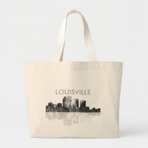 LOUISVILLE, KENTUCKY SKYLINE LARGE TOTE BAG
