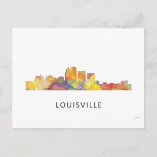 LOUISVILLE, KENTUCKY SKYLINE WB1 - POSTCARD