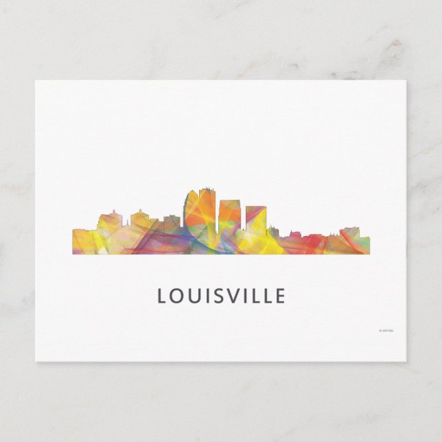 LOUISVILLE, KENTUCKY SKYLINE WB1 - POSTCARD (Front)