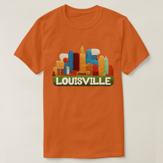 Louisville Kentucky T-Shirt (Design Front)