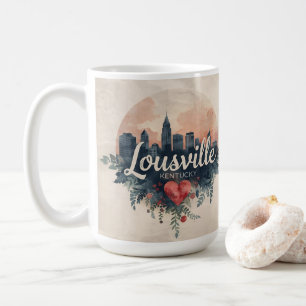 Louisville Kentucky USA Skyline Coffee Mug