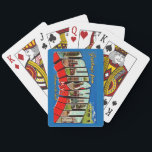 Louisville KY Greeting Playing Cards<br><div class="desc">Vintage greetings postcard from Louisville,  Kentucky repurposed!</div>