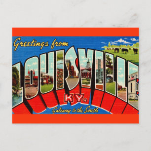 Louisville KY Greeting Postcard