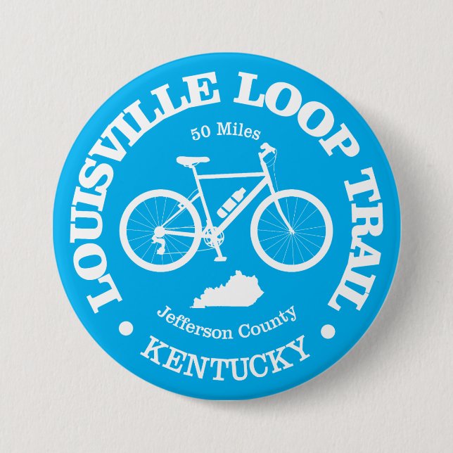 Louisville Loop (cycling) 7.5 Cm Round Badge (Front)