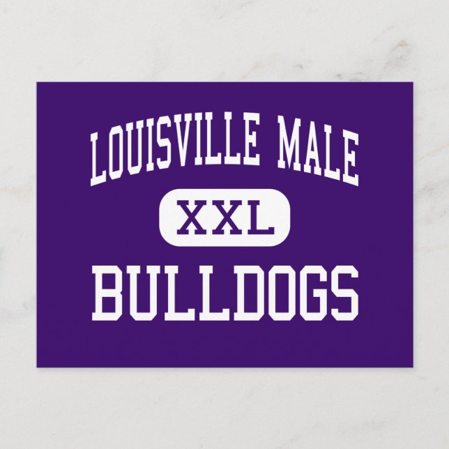 Louisville Male - Bulldogs - High - Louisville Postcard (Front)