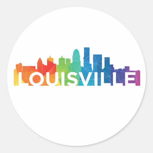Louisville Pride Stickers (Front)