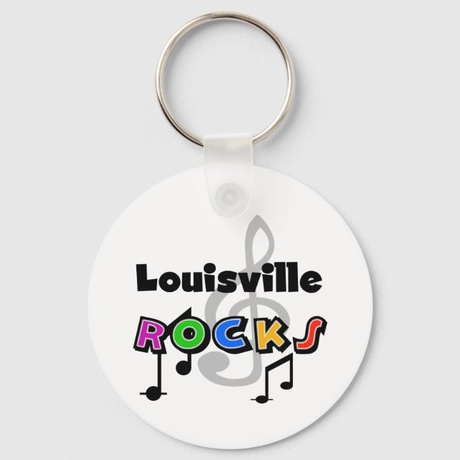 Louisville Rocks Key Ring (Front)