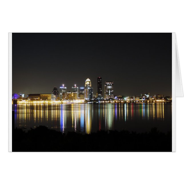 Louisville skyline at night (Front Horizontal)