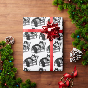 Lounge Kitty Wrapping Paper