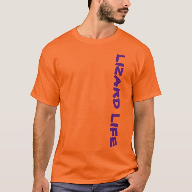 LOUNGE LIZARD CARTOON BLACK T-Shirt (Front)