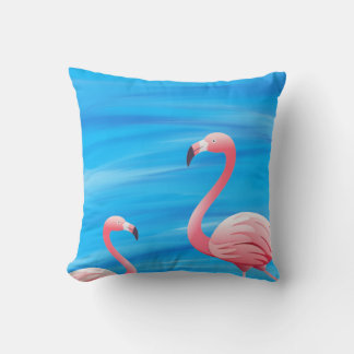 Lounge with the Flock Throw Pillow