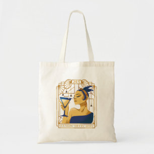 Loungin' sippin' livin' tote bag
