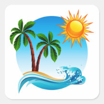 Lounging by the beach