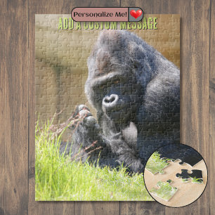 Lounging Gorilla Jigsaw Puzzle