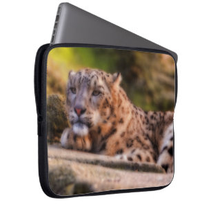Lounging Leopard Laptop Sleeve
