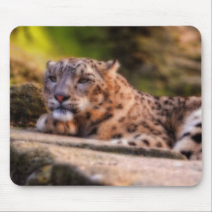 Lounging Leopard Mouse Mat