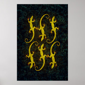 LOUNGING LIZARDS Poster
