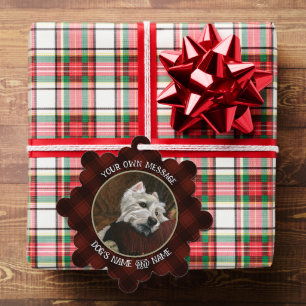 Lounging Westie on Sofa Tree Decoration Card