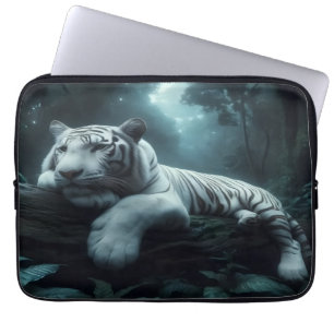 Lounging White Bangle Laptop Sleeve