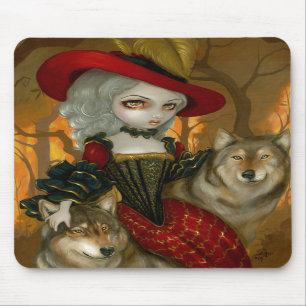 Loup-Garou: d'Automne gothic Wolf Rococo Mousepad