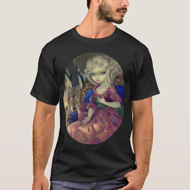 Loup-Garou: L'Aube SHIRT gothic rococo wolf (Front)