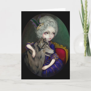"Loup-Garou: Le Portrait" Greeting Card