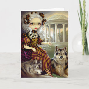 "Loup-Garou: Le Temple" Greeting Card