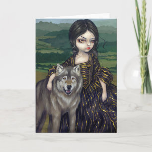 "Loup-Garou: Pastorale" Greeting Card