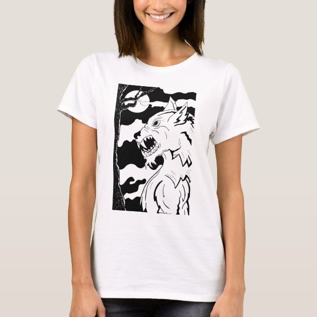Loup Garou (Werewolf) T-Shirt (Front)