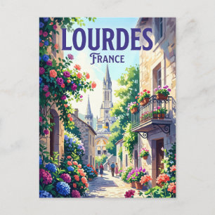 Lourdes France Postcard