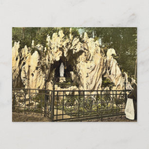 Lourdes Grotto, near the nunnery of Ingenbohl, Lak Postcard