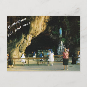 Lourdes, The Grotto Postcard