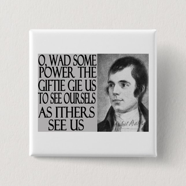 Louse Quote 15 Cm Square Badge (Front)