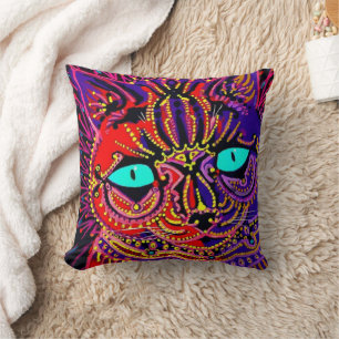 LOUSI WAIN Throw Pillow
