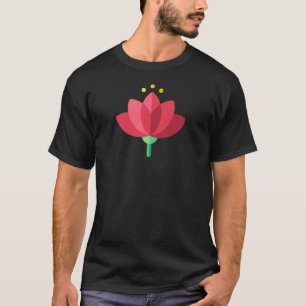 Louts Flowe, Red Louts Flower, Egyptian Shirt