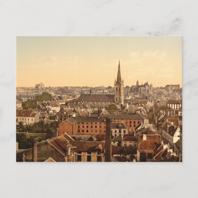 Louvain Cityview, Belgium Postcard (Front)