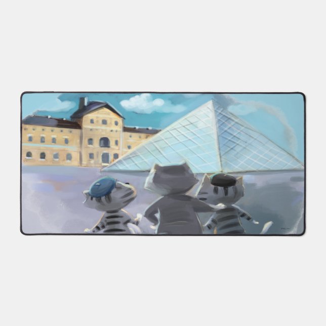 Louvre Desk Mat (Front)