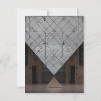 Louvre Inverted Pyramid Interior View Postcard
