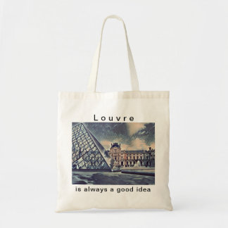 Louvre is always tote bag
