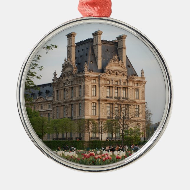 Louvre Museum Metal Tree Decoration (Front)