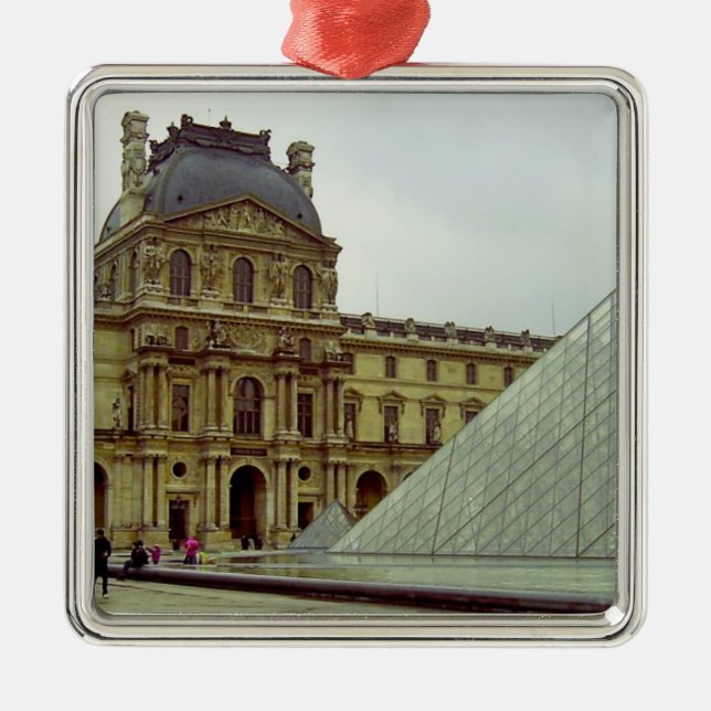 Louvre museum metal tree decoration (Front)