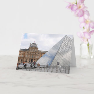 Louvre Museum Paris Card