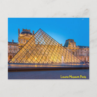Louvre Museum ,Paris Postcard