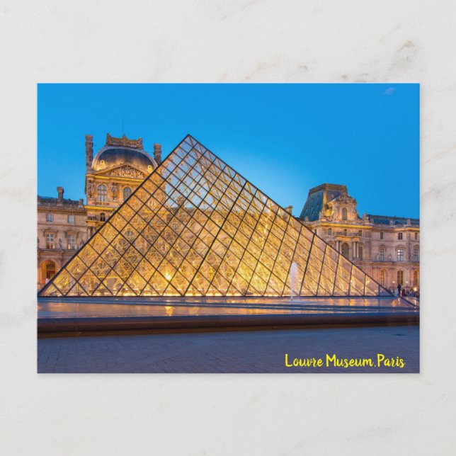 Louvre Museum ,Paris Postcard (Front)